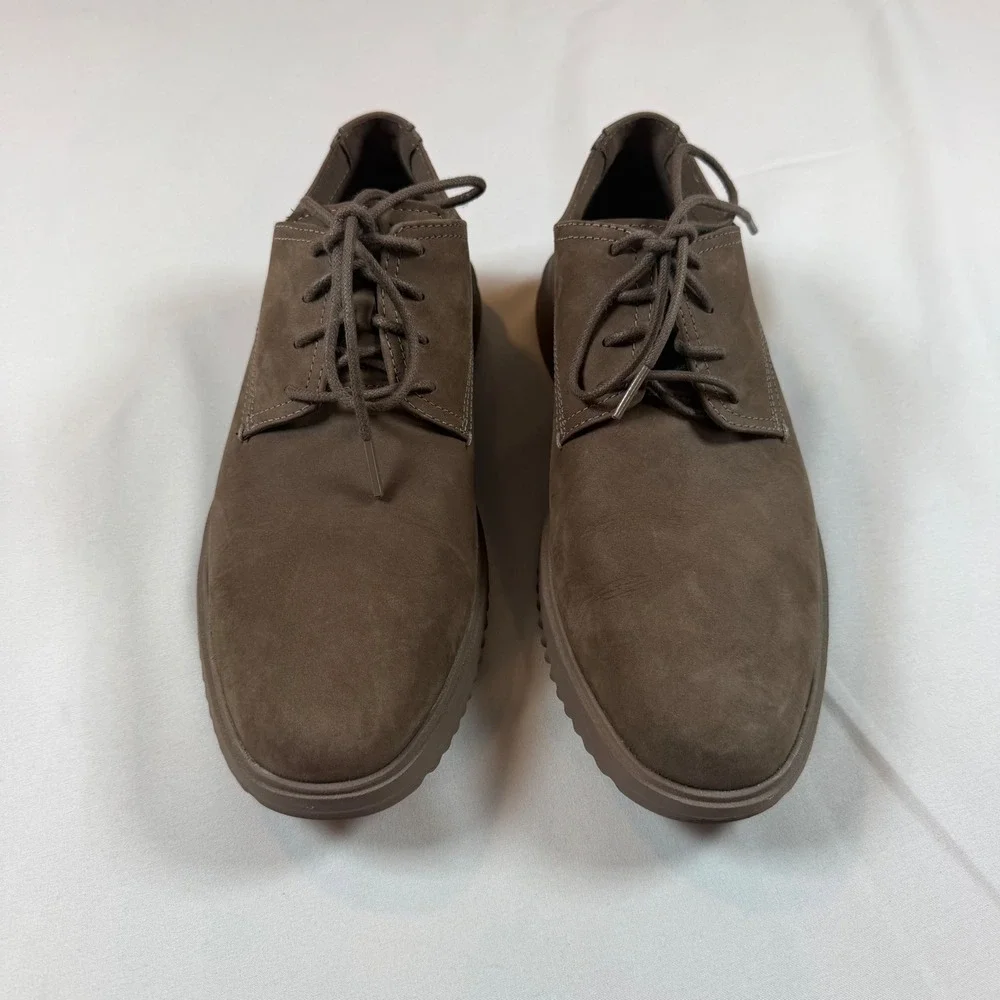 Cole Haan Grand Plus Taupe/Brown Nubuck Oxford Shoes Mens C34383 Casual‎ Dress
